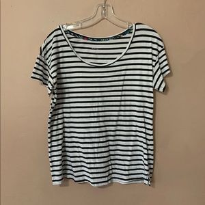 Black and White striped t shirt